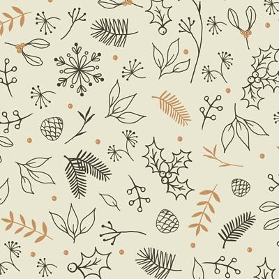 Creativ Company Inpakpapier, bloemen, b: 50 cm, 80 gr, 5 m/ 1 rol