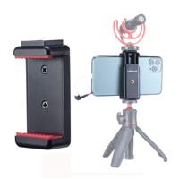 Ulanzi ST-07 universele telefoonhouder met cold shoe mount zwart - thumbnail