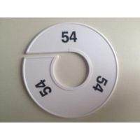 Maatring 11 cm wit/zwart 54 - thumbnail