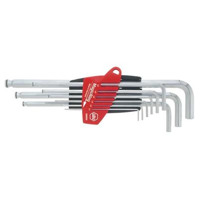 Inbussleutelset kogelkop professioneel Wiha in houder 369R S9, 9-delig 20709