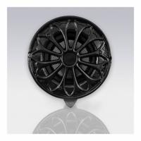 Deurrooster Weckx Retro Rond 18.5 cm Brons - thumbnail