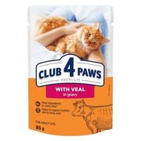 CLUB 4 PAWS PREMIUM ADULT VEAL IN GRAVY POUCH - thumbnail
