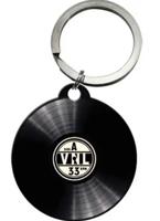 Ronde Retro Vinyl Sleutelhanger - thumbnail