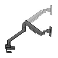 LogiLink BP0168 Monitor-tafelbeugel 1-voudig Zwart Draaibaar, In hoogte verstelbaar, Kantelbaar, Roteerbaar, Zwenkbaar - thumbnail