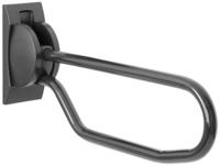 Toiletbeugel Handicare Linido Opklapbaar Aangepast Sanitair 70 cm Antraciet - thumbnail