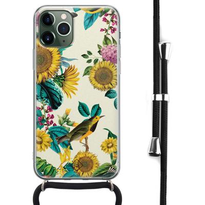 iPhone 11 Pro Max hoesje met koord - Crossbody - Sunflowers