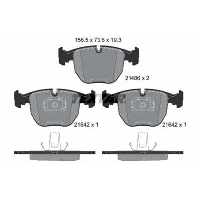 Remblokken set 2148602