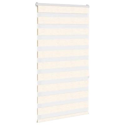 VidaXL Zebra rolgordijn 90x150 cm stofbreedte 85,9 cm marmerbeige VidaXL Zebra rolgordijn 90x150 cm stofbreedte 85,9 cm marmerbeige