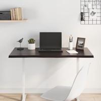 Tafelblad natuurlijke rand 100x50x2 cm eikenhout donkerbruin - thumbnail