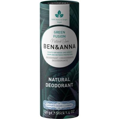 Ben & Anna Deodorant in papiertube - green fusion - 40 gram