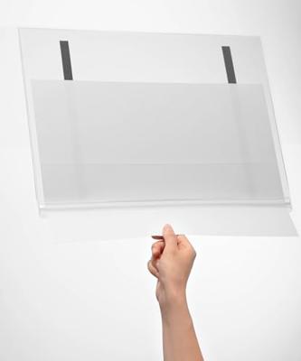 Durable 501919 Posterhouder Transparant (b x h x d) 335 x 445 x 0.6 mm 1 x DIN A3