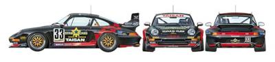 Tamiya 300024175 Taisan Starcard Porsche 911GT2 `95 Auto (bouwpakket) 1:24