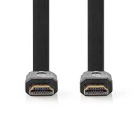 HDMI met ethernetkabel - HDMI (M) naar HDMI (M) - 1.5 m - zwart - vlak - thumbnail