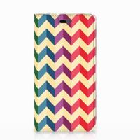 Huawei Y5 | Y6 2017 Hoesje met Magneet Zigzag Multi Color - thumbnail