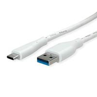 VALUE USB 3.2 Gen 1 kabel, A-C, M/M, wit, 3 m - thumbnail
