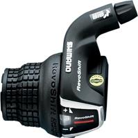 Shimano revoshifter 3v links tourney 1800mm zwart - thumbnail