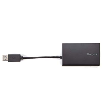 Targus USB 3.0 Hub met Gigabit Ethernet (ACH122EUZ)