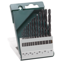 Bosch Accessories 2609255031 HSS Metaal-spiraalboorset 13-delig 1 mm, 1.5 mm, 2 mm, 2.5 mm, 3 mm, 3.5 mm, 4 mm, 4.5 mm, 5 mm, 5.5 mm, 6 mm, 6.5 mm Rollenwals - thumbnail