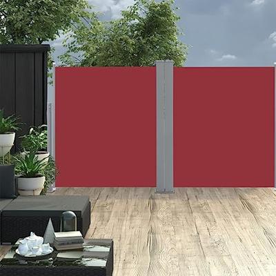VidaXL Windscherm uittrekbaar 140x600 cm rood VidaXL Windscherm uittrekbaar 140x600 cm rood