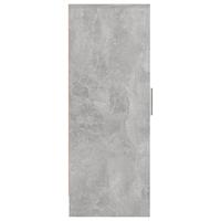 Schoenenkast 32x35x92 cm bewerkt hout betongrijs - thumbnail