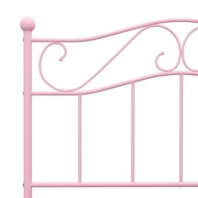 Bedframe metaal roze 90x200 cm Bedframe metaal roze 90x200 cm