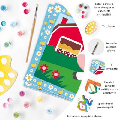 Ravensburger creart schilderen op nummer - tractor with scenery