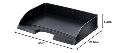 Leitz brievenbak voor ft A4 zwart