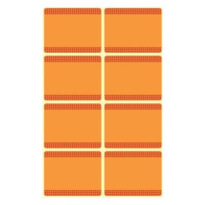 Avery diepvriesetiketten in blister, oranje, 40 etiketten