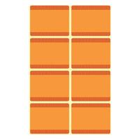 Avery diepvriesetiketten in blister, oranje, 40 etiketten - thumbnail