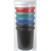 Helit the german H6106295 Prullenbak 45 l (Ø x h) 390 mm x 480 mm Polyethyleen Zwart 1 stuk(s) - thumbnail