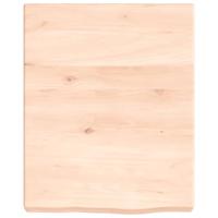 Wandschap 40x50x6 cm onbehandeld massief eikenhout - thumbnail