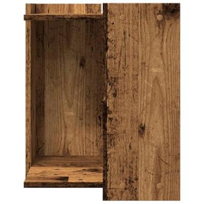 VidaXL Kattenbakkast 42x42x51 cm bewerkt hout oud houtkleurig VidaXL Kattenbakkast 42x42x51 cm bewerkt hout oud houtkleurig