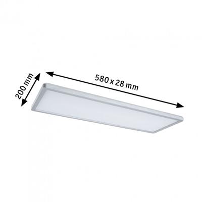 Paulmann Atria Shine 71020 LED-plafondlamp 20 W RGBW Chroom (mat)
