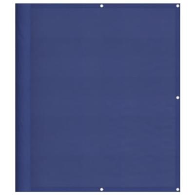 VidaXL Balkonscherm 120x700 cm 100% oxford polyester blauw