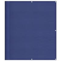 VidaXL Balkonscherm 120x700 cm 100% oxford polyester blauw - thumbnail