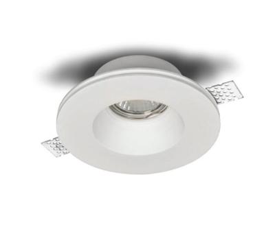 Artdelight Inbouwspot Badu 1 lichts rond Trimless gips