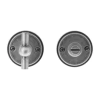 Hdd Pro WC Garnituur Rond Retro 48 Mm Plat Petana Old Silver - thumbnail