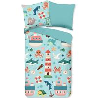 Pure Sailor Kinderdekbedovertrek Blauw - thumbnail