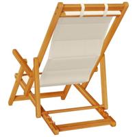 Strandstoel 2 pcs Bruin 61.5 x 123 x 82cm Massief acaciahout - thumbnail