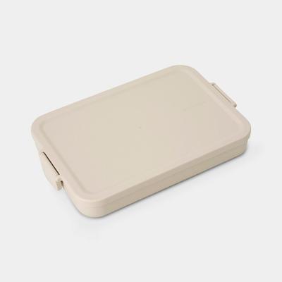 Brabantia Make & Take Lunchbox plat kunststof Soft Beige Brabantia Make & Take Lunchbox plat kunststof Soft Beige