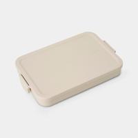 Brabantia Make & Take Lunchbox plat kunststof Soft Beige - thumbnail