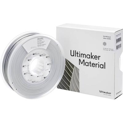 UltiMaker PLA - M0751 Silver Metallic 750 - 211399 Filament PLA kunststof 2.85 mm 750 g Zilver (metallic) 1 stuk(s)