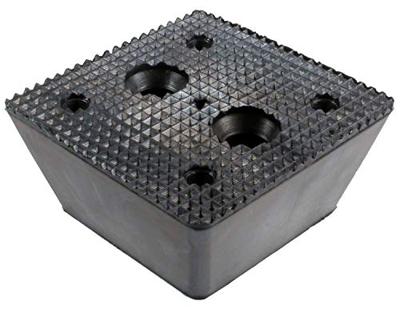 BUSCHiNG rubber blok rubber blocks 150x150x70m uni for lifting platforms