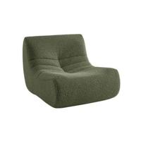 sweeek - Fauteuil in alpaca stof, 1 zitplaats - thumbnail