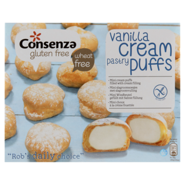 Consenza Gluten Free Mini Slagroomsoesjes 250 g bij Jumbo