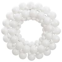 VidaXL Kerstkrans 45 cm polystyreen wit - thumbnail