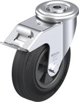 Blickle LER-VPP 125G-FI Zwenkwiel met rem Wieldiameter: 125 mm Draagvermogen (max.): 100 kg 1 stuk(s) - thumbnail