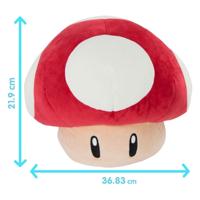 Tomy mocchi mocchi mega super mario mushroom pluchen knuffel - thumbnail
