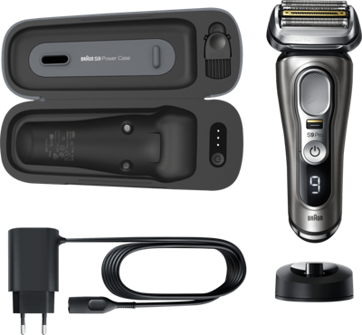 Braun Series 9 Pro 9425s Scheerapparaat met scheerblad Trimmer Metallic