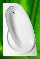 Ligbad Polysan Viva 170x75x60 cm Asymmetrisch Rechts Wit Polysan - thumbnail